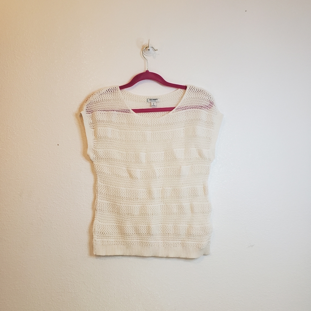 Knitted top cover up